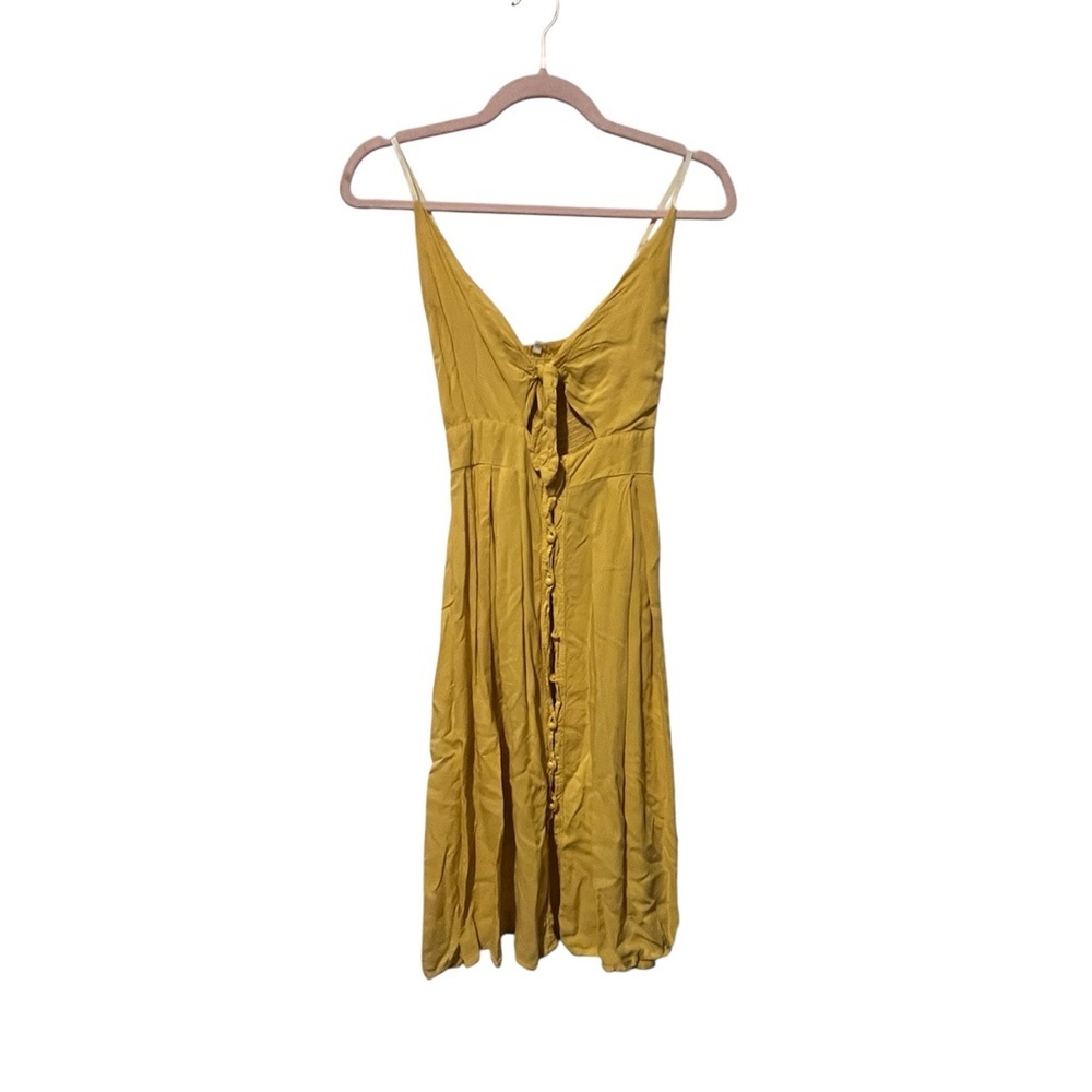 Elegant Mustard Yellow SunDress